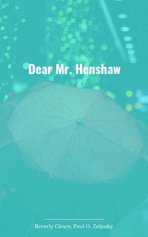 Dear Mr. Henshaw